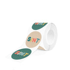 Cadeaustickers | Sint 10 stuks goudfolie