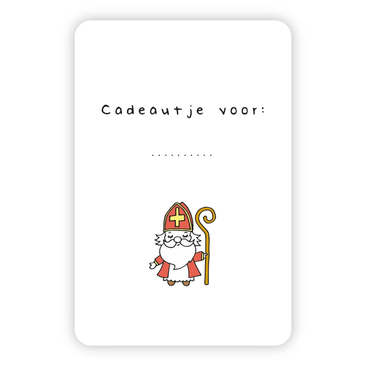 Minikaartjes sinterklaas | Set van 5
