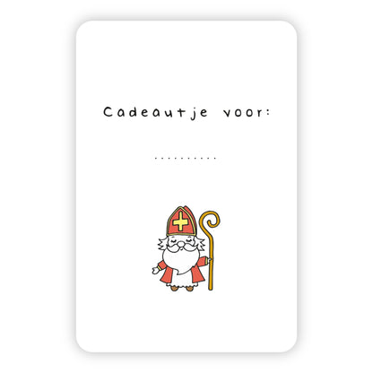Minikaartjes sinterklaas | Set van 5