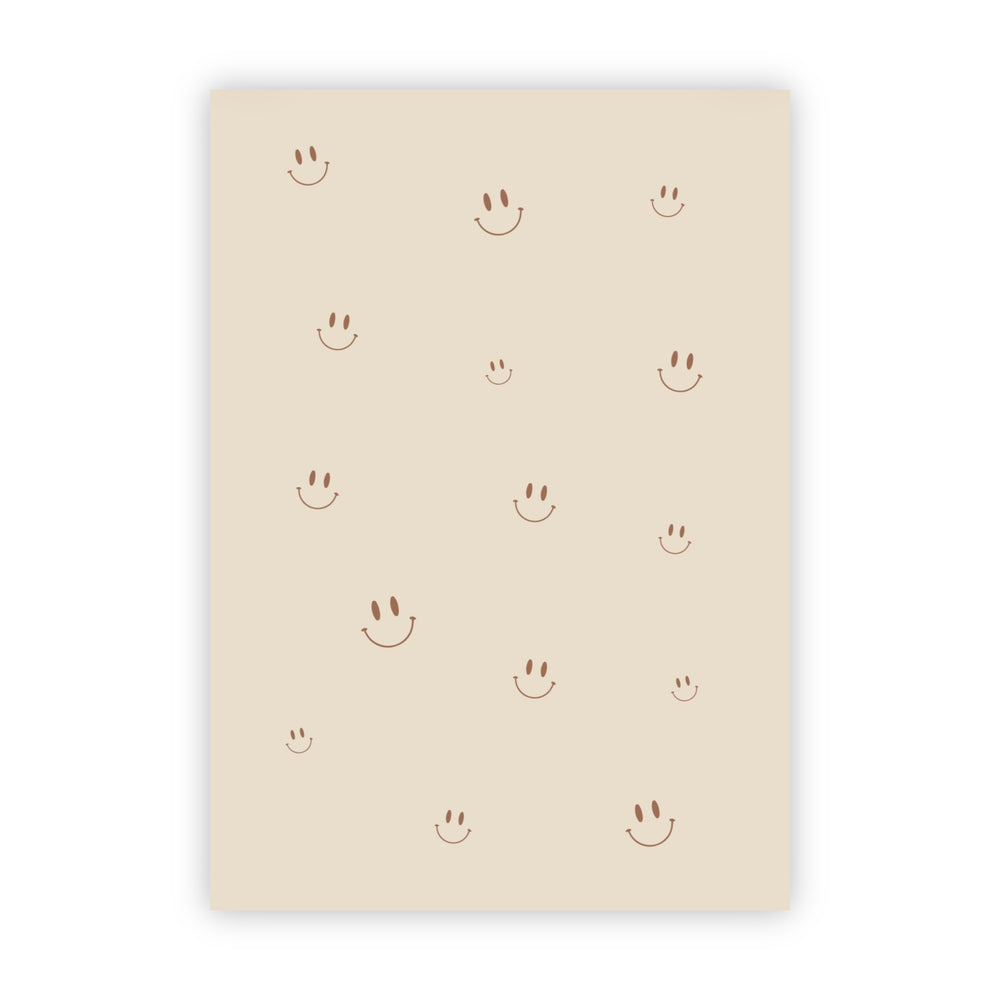 Dubbele wenskaart | Blanco smileys