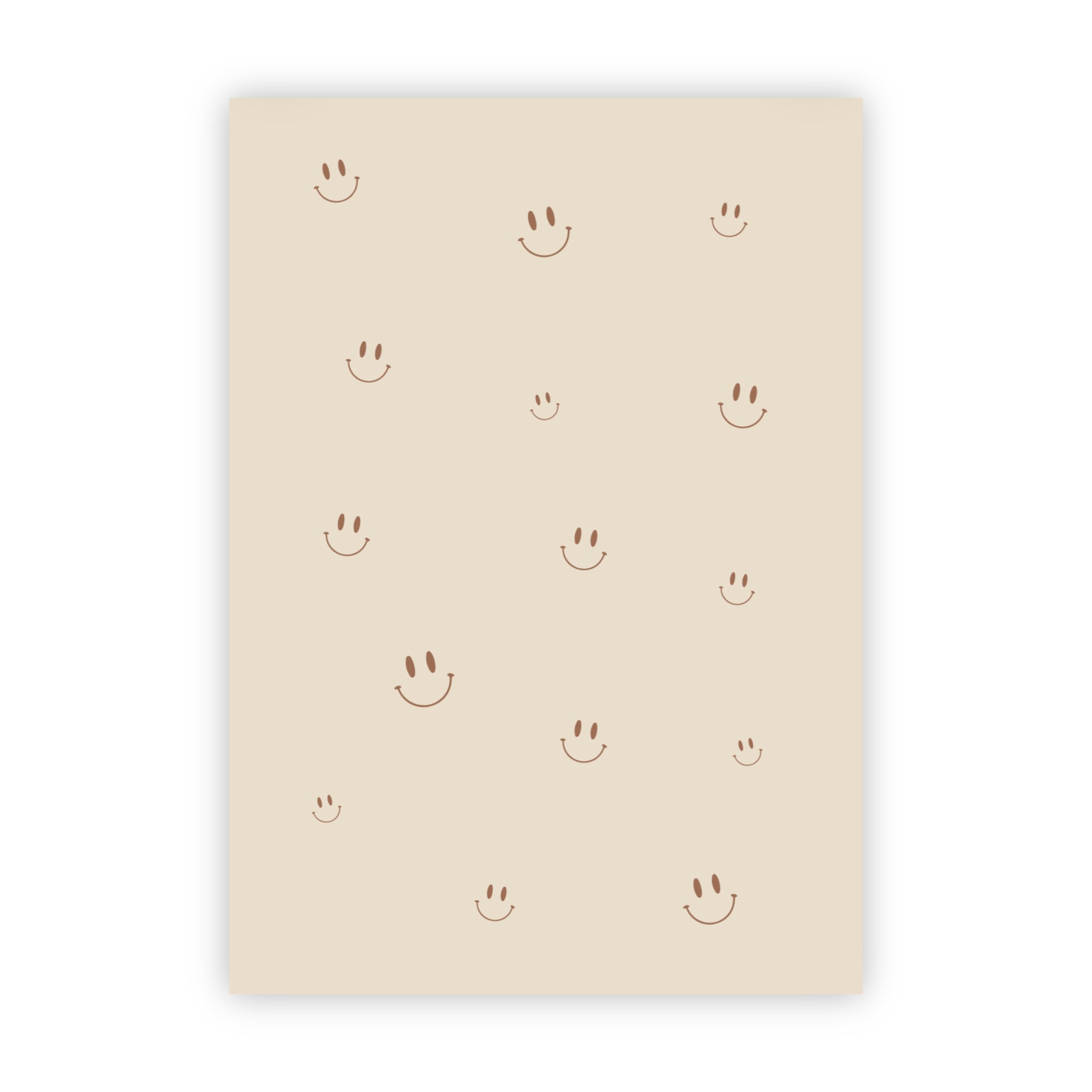 Dubbele wenskaart | Blanco smileys