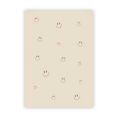 Dubbele wenskaart | Blanco smileys