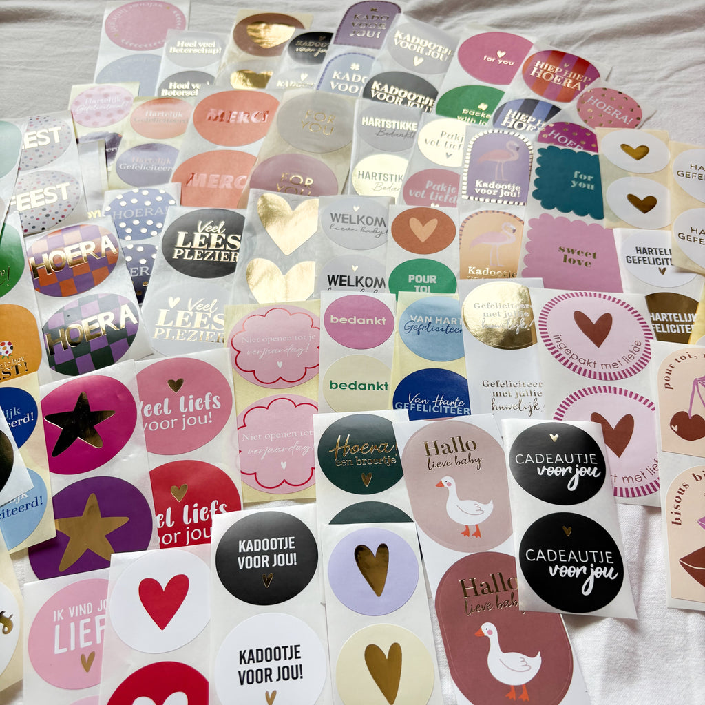 Inpakset | 100 cadeaustickers
