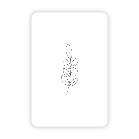 Minikaart | Blanco takje