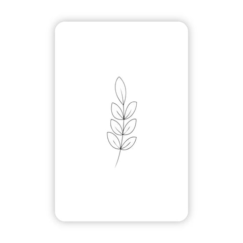 Minikaart | Blanco takje