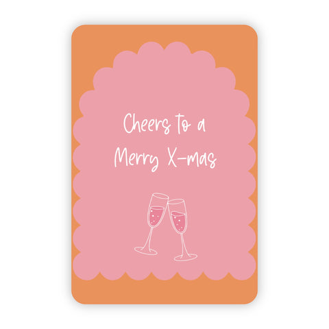 Kerstkaart | Cheers to a Merry-Xmas
