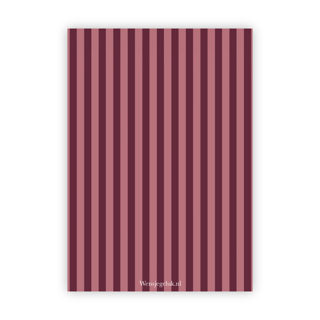 Dubbele wenskaart | Blanco cadeau