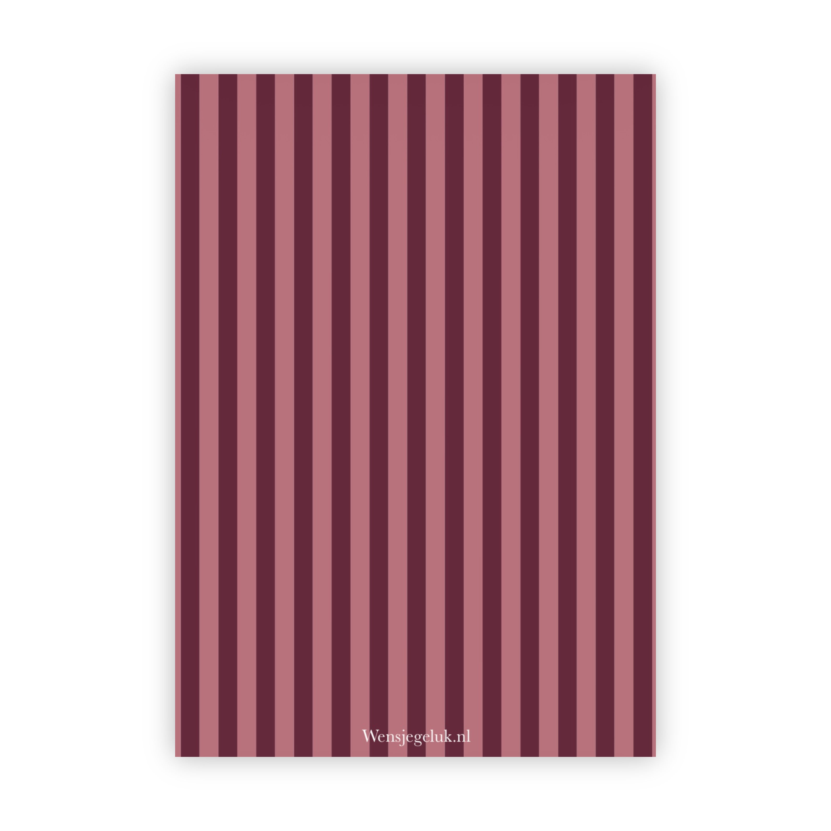 Dubbele wenskaart | Blanco cadeau
