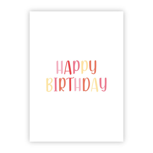 Wenskaart | Happy birthday