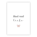 Wenskaart | Heel veel liefs
