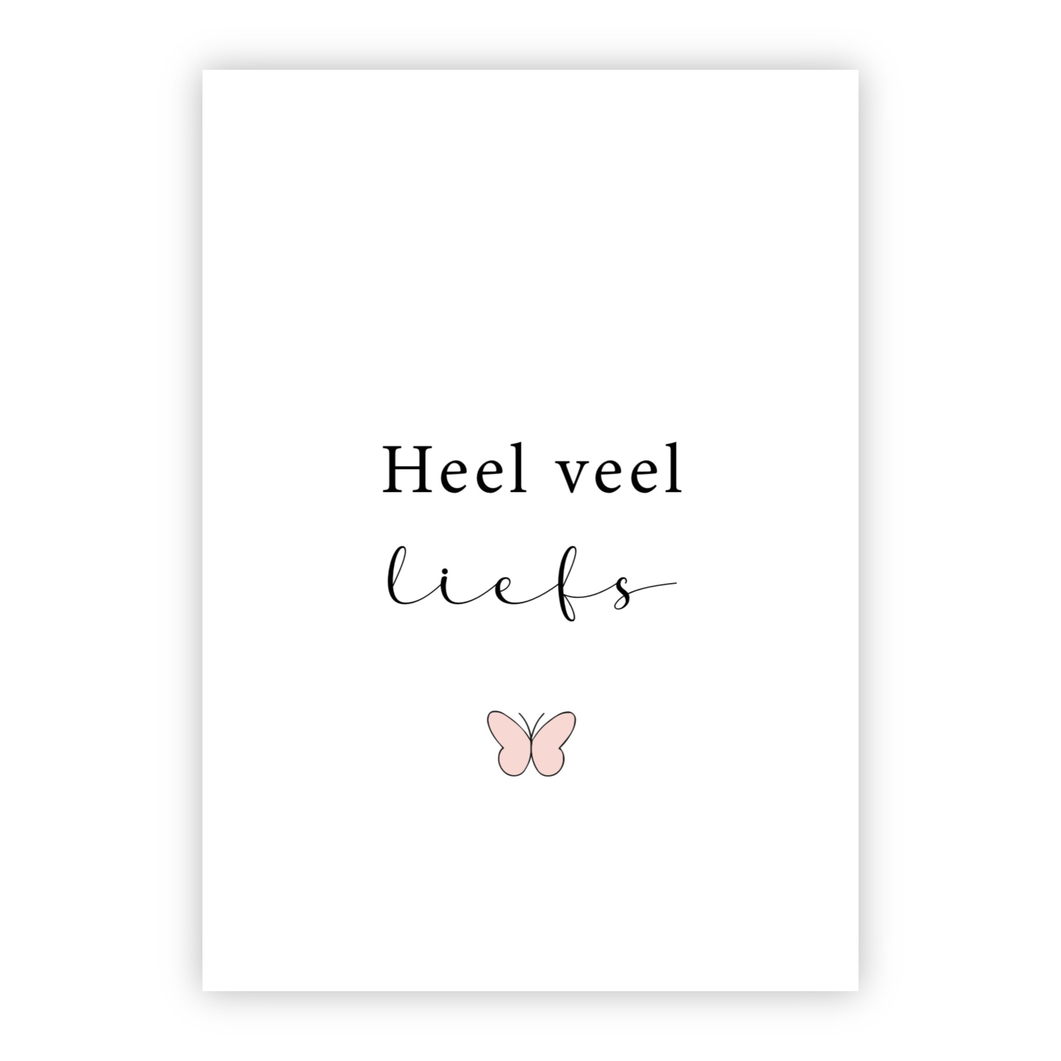 Wenskaart | Heel veel liefs