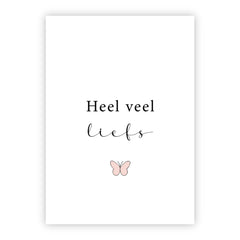 Wenskaart | Heel veel liefs
