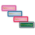 Cadeaustickers | Beterschap 10 stuks goudfolie