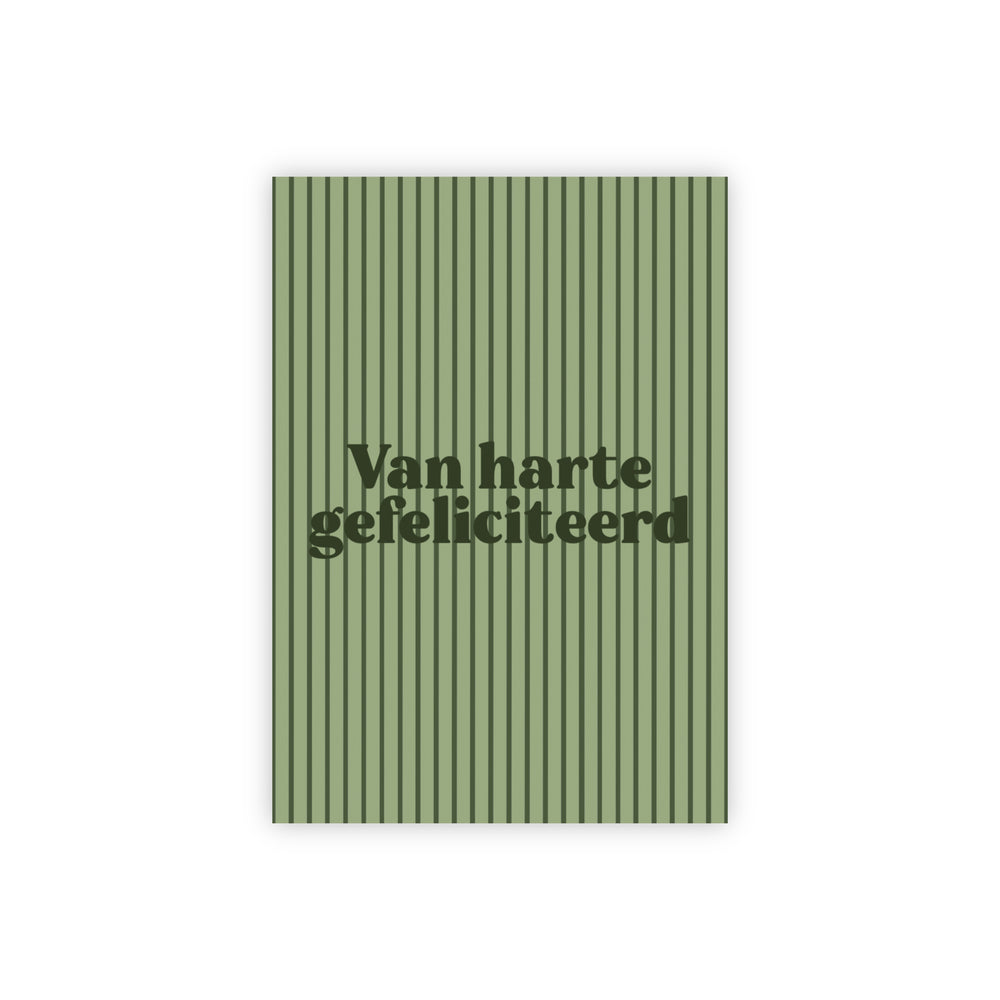 Minikaart | Van harte gefeliciteerd