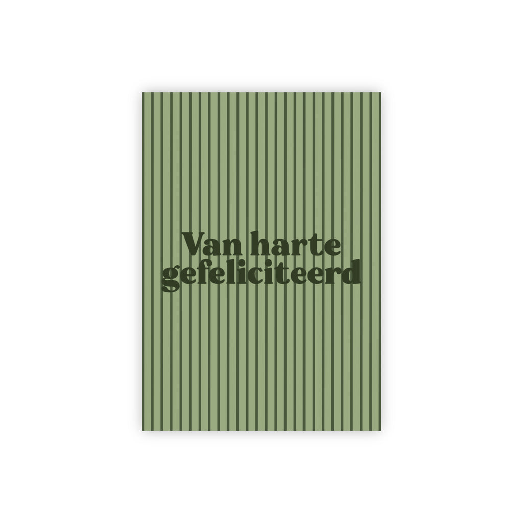 Minikaart | Van harte gefeliciteerd