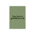 Minikaart | Van harte gefeliciteerd