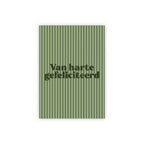 Minikaart | Van harte gefeliciteerd