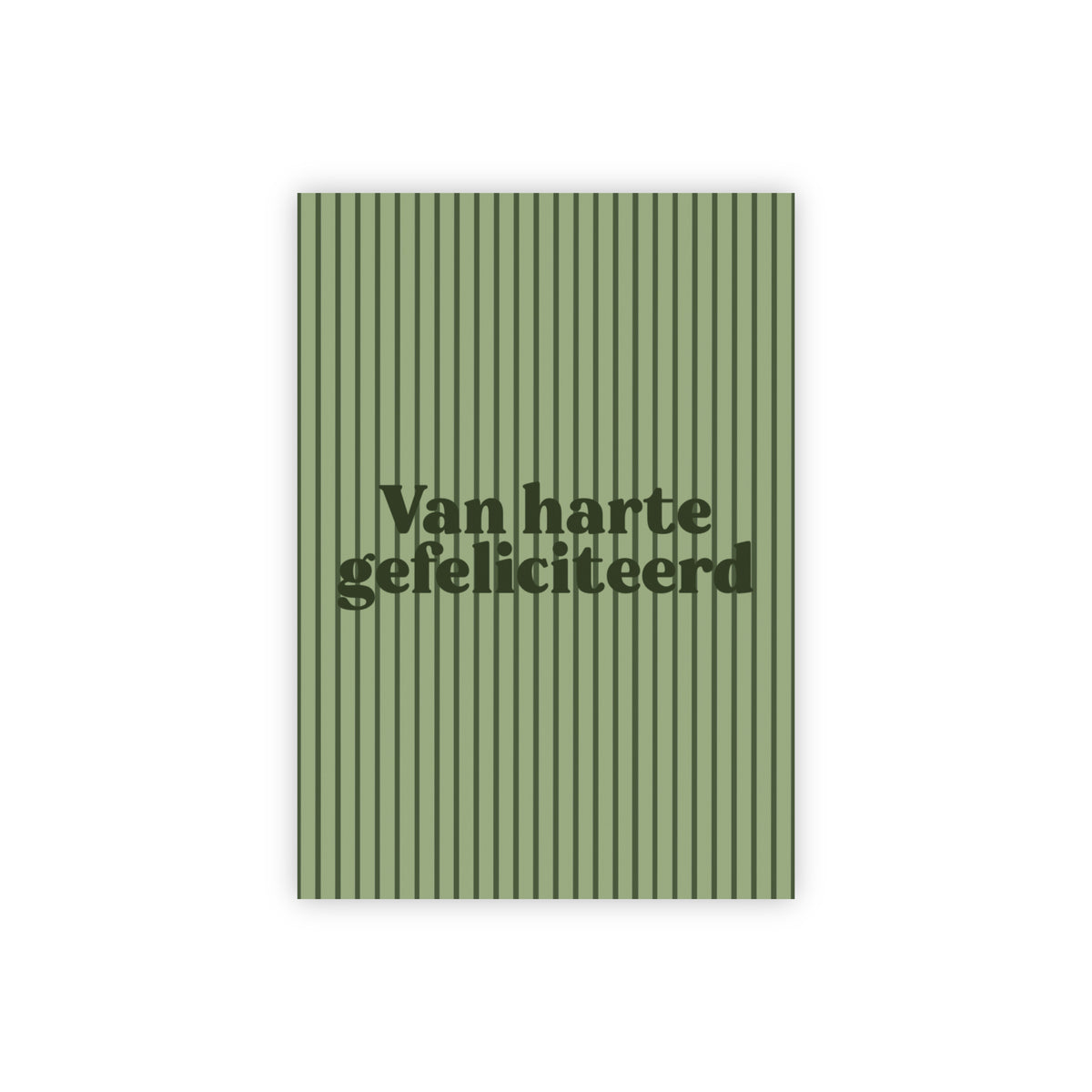 Minikaart | Van harte gefeliciteerd