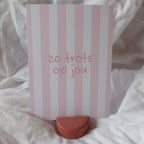 Kaarthouder | Zalm roze
