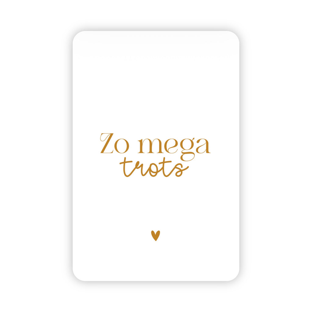 Wenskaarten | Set van 10 met goudfolie