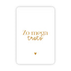 Wenskaarten | Set van 10 met goudfolie