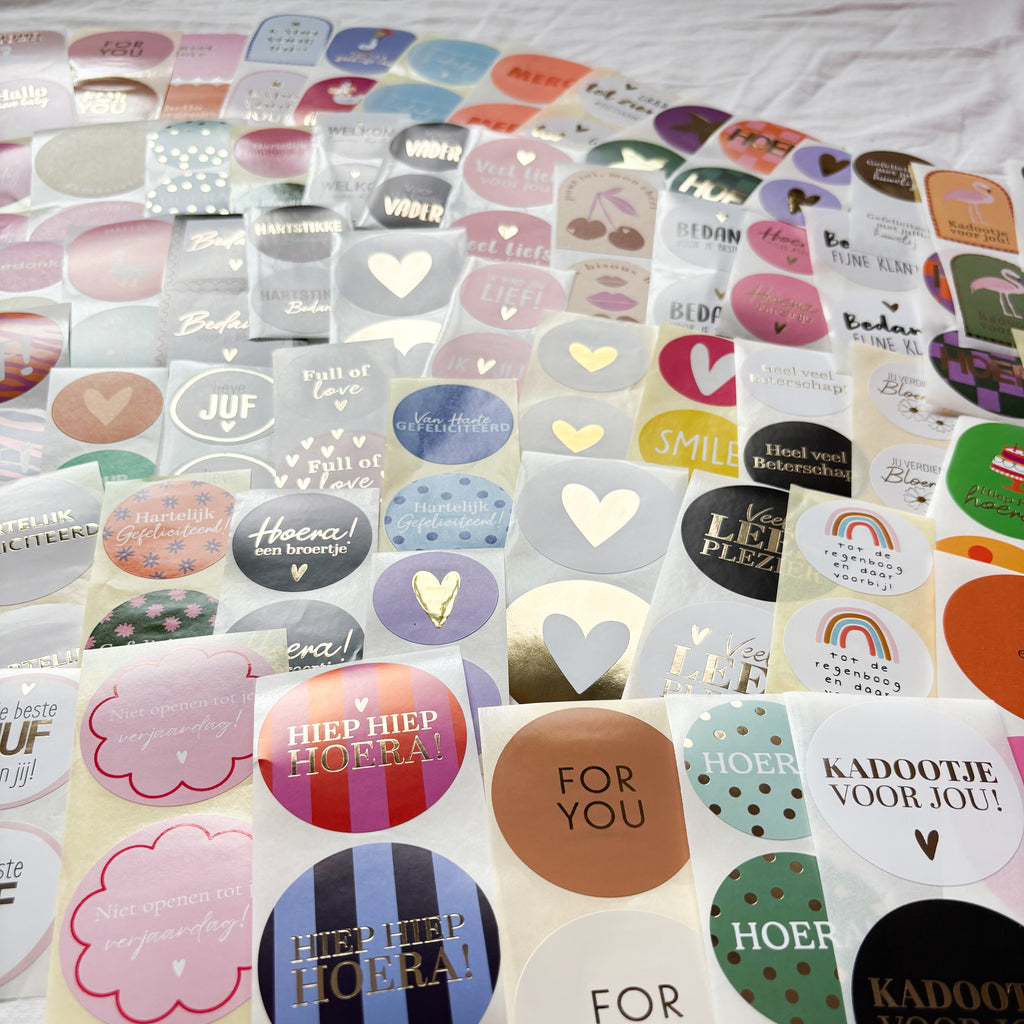 Inpakset | 150 cadeaustickers