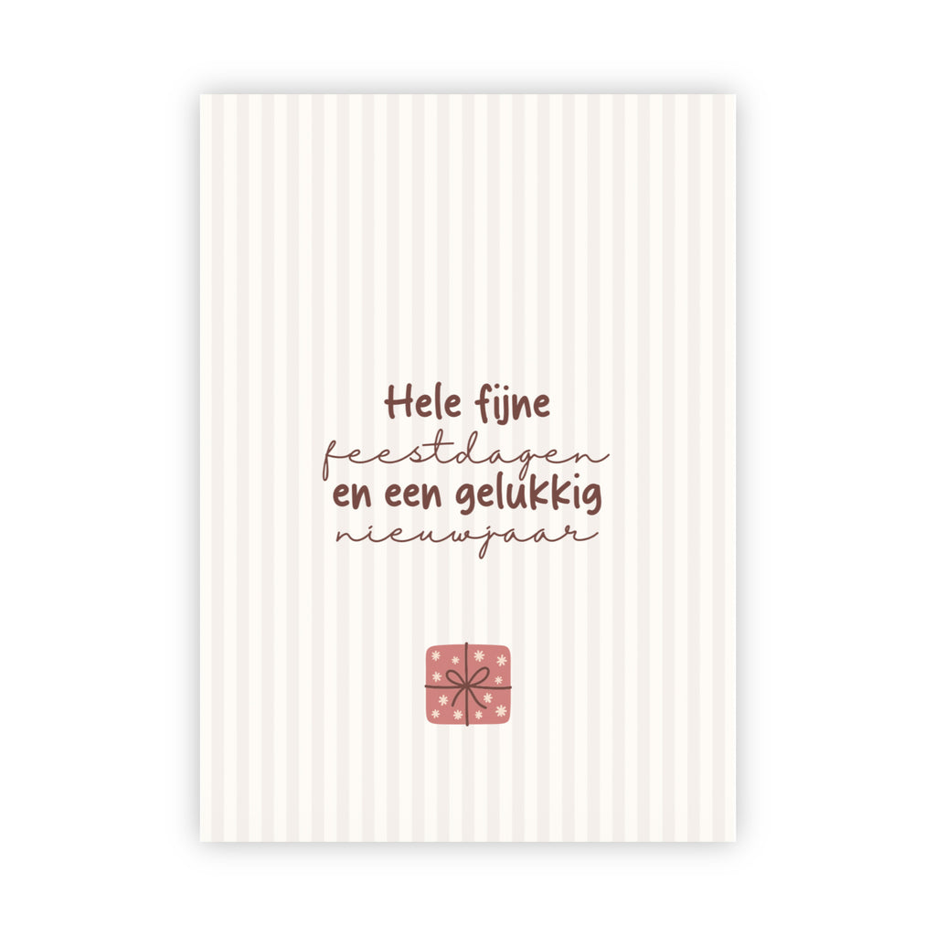 Dubbele kerstkaarten | Set van 10