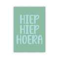 Wenskaart | Hiep hiep hoera