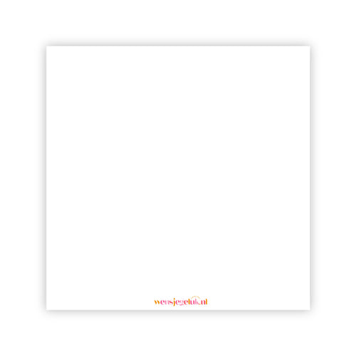 Dubbele wenskaart | Blanco ballonnen