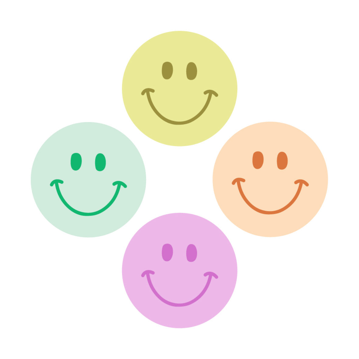 Cadeaustickers | Smileys 10 stuks