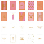 Wenskaarten | Set van 20 met goudfolie