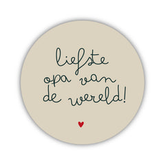 Onderzetter | Liefste opa