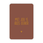 Wenskaarten | Set van 20 met goudfolie