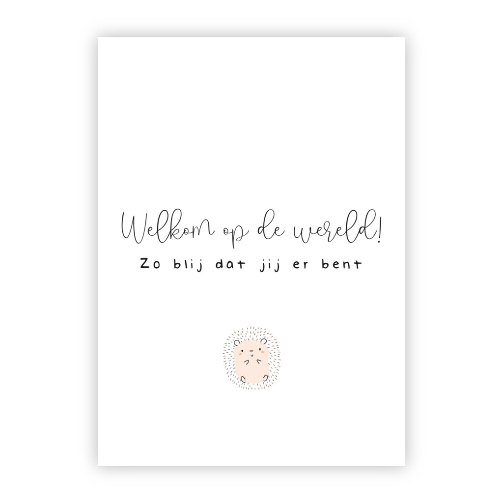 Wenskaart | Welkom op de wereld!