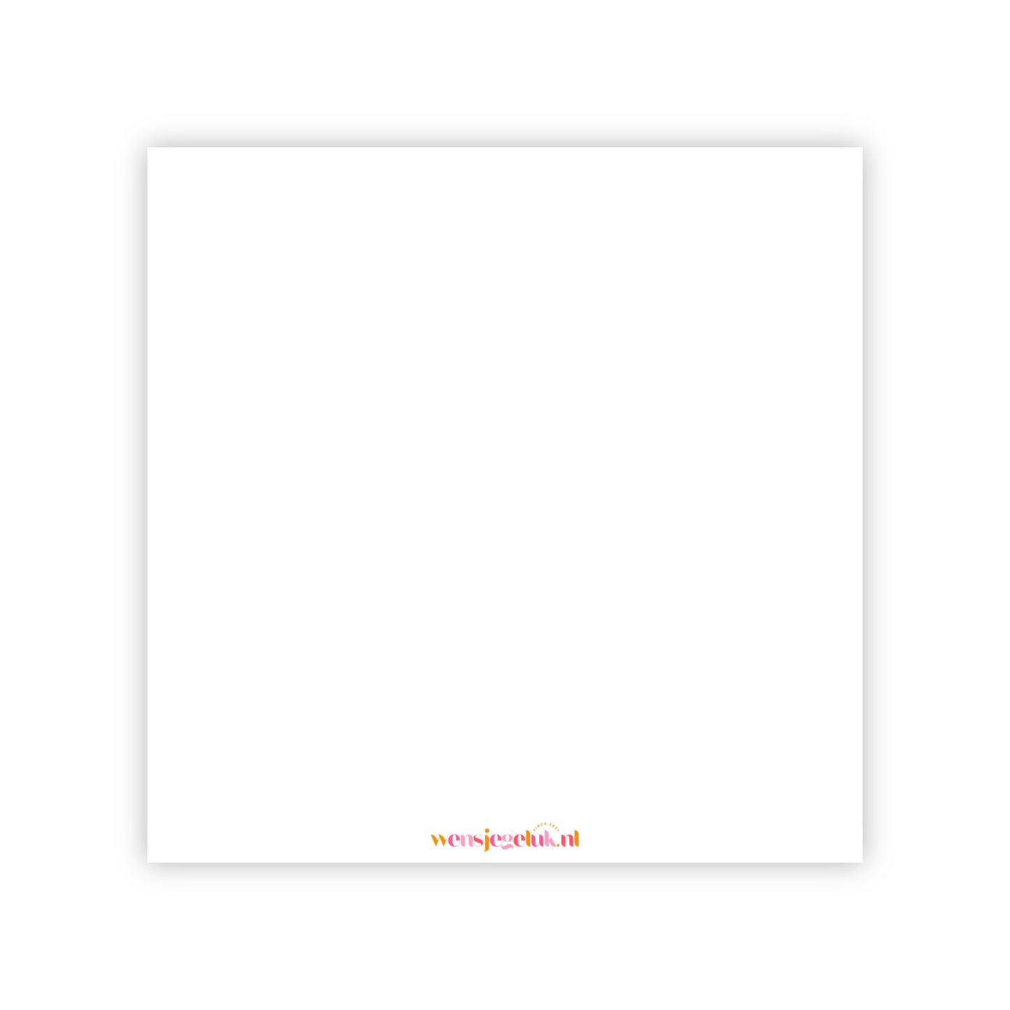 Dubbele kerstkaart | Blanco kerstbal
