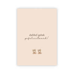 Wenskaart | Dubbel geluk
