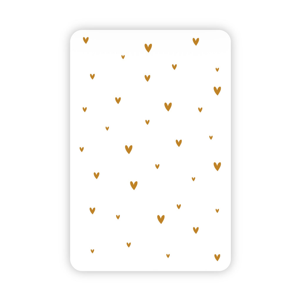 Wenskaarten | Set van 10 met goudfolie