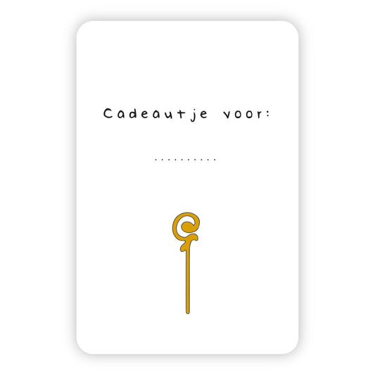 Minikaart sinterklaas | Cadeautje voor…