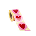 Cadeaustickers | Hartjes 10 stuks