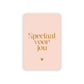 Minikaart | Speciaal voor jou goudfolie