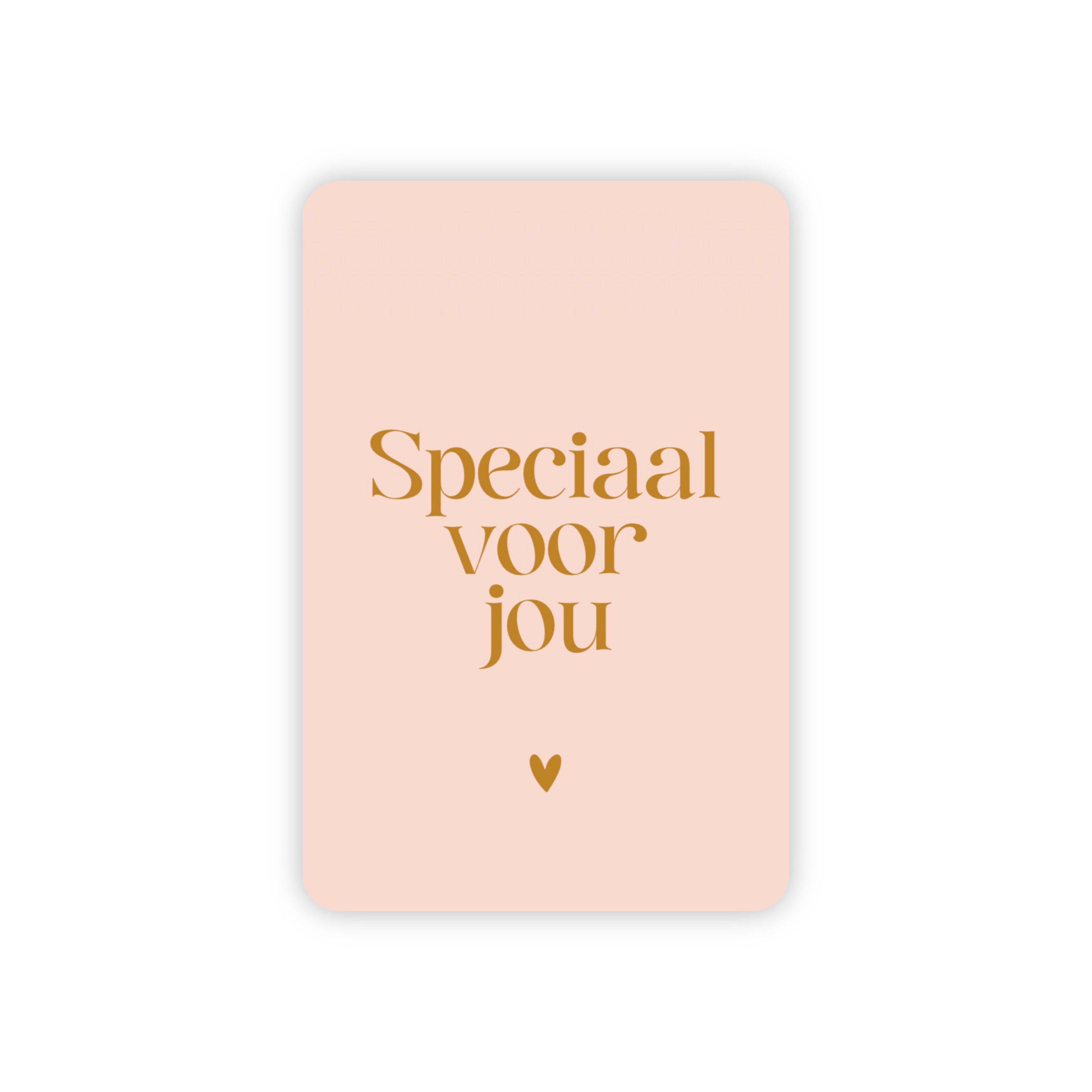 Minikaart | Speciaal voor jou goudfolie