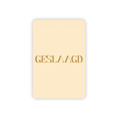 Minikaart | Geslaagd goudfolie