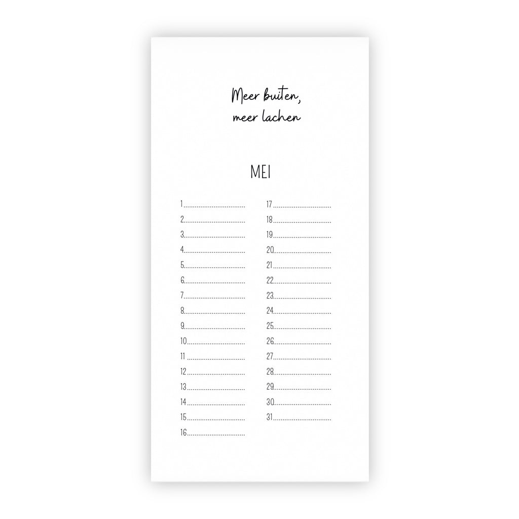 Verjaardagskalender | Taart, slingers en een lach