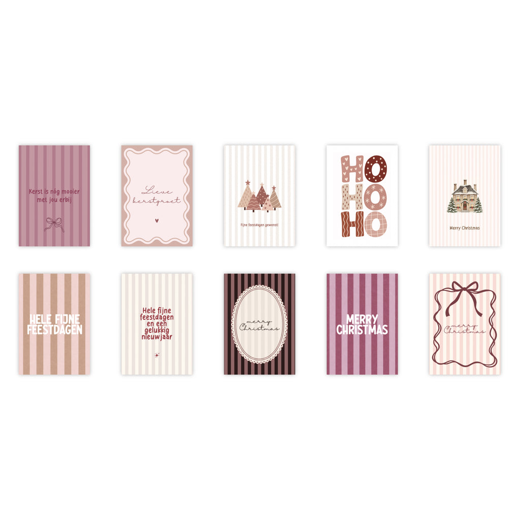 Kerstkaarten | Set van 40
