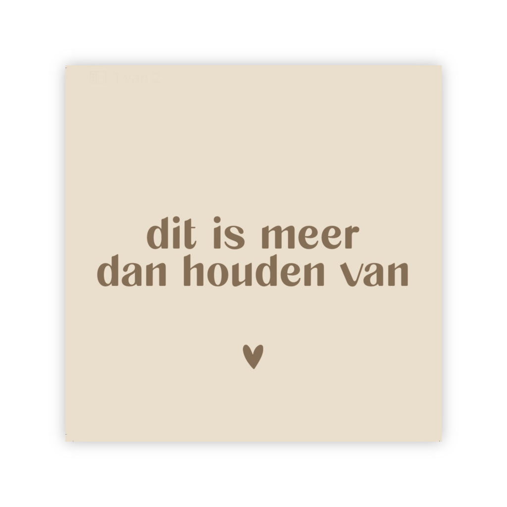 Forex tegeltje | Dit is meer dan houden van