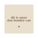 Forex tegeltje | Dit is meer dan houden van