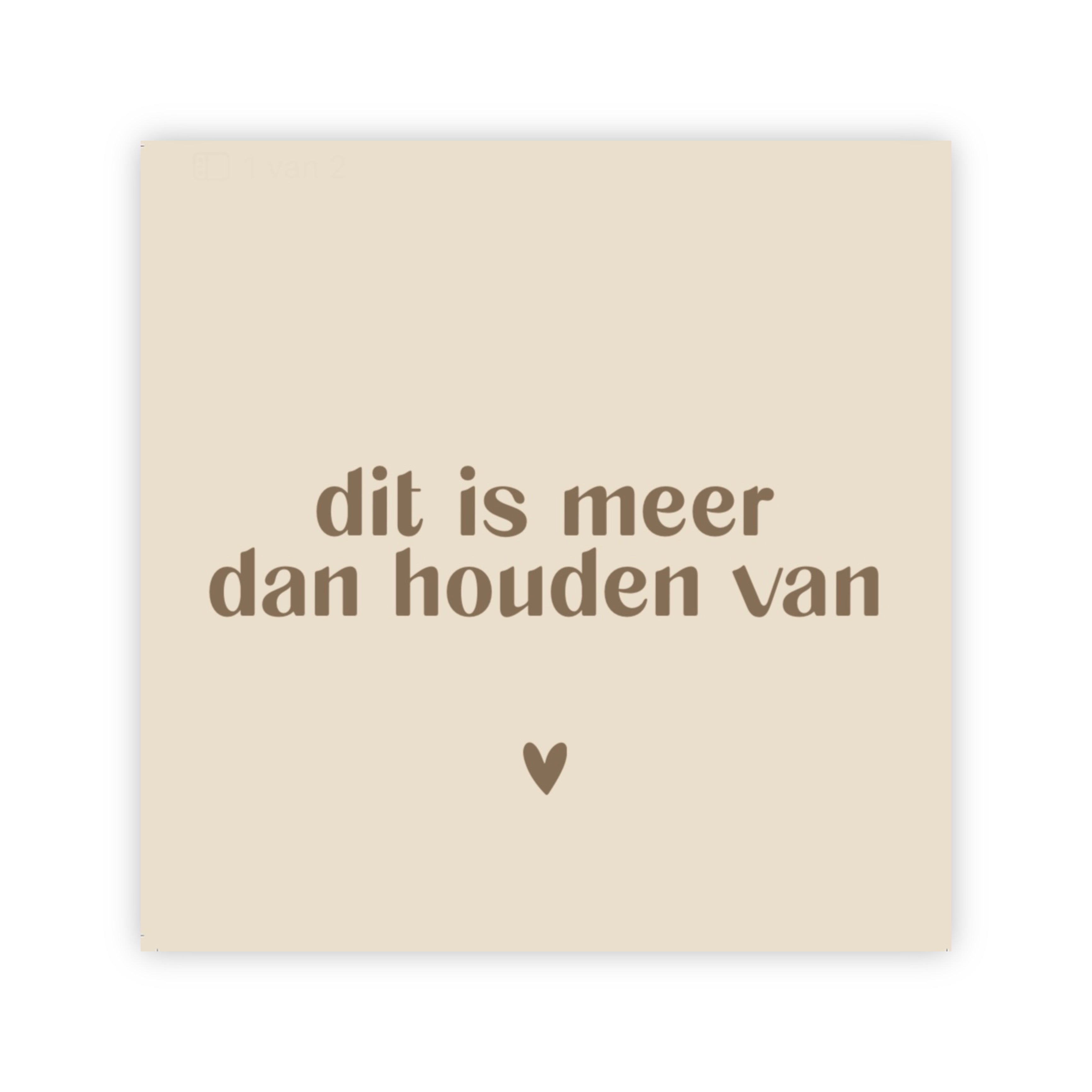 Forex tegeltje | Dit is meer dan houden van