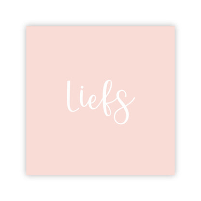 Dubbele wenskaart | Liefs