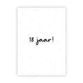 Wenskaart | 18 jaar