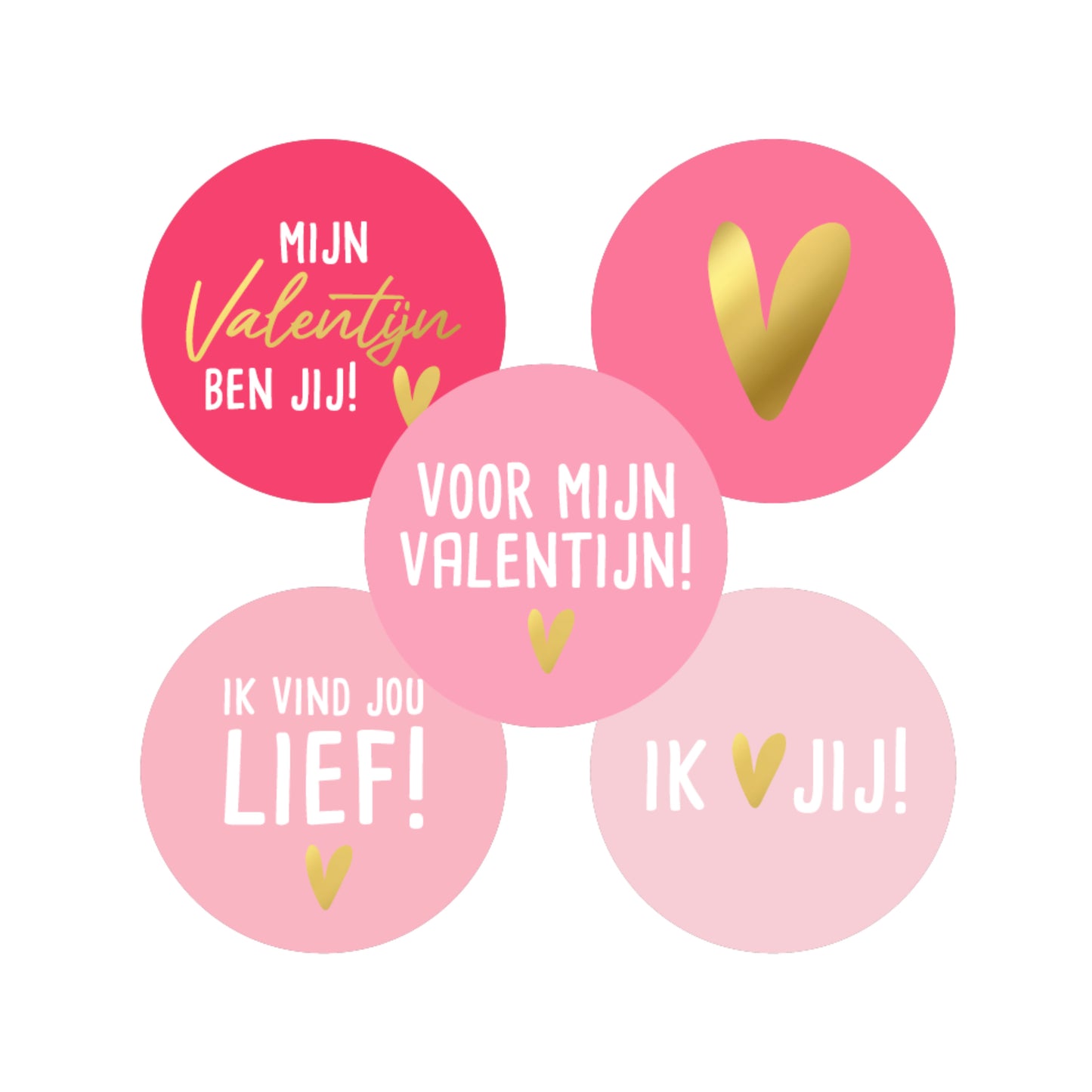 Cadeaustickers | Valentijn 10 stuks